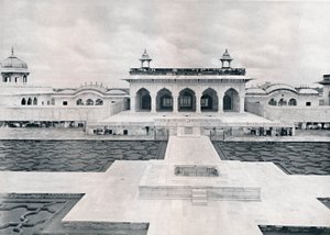 Agra. De Khas Mahal en Zenana, ca. 1910