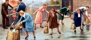 Luchtalarm Voorzorgsmaatregelen, sigarettenkaart, Brits, 1938
