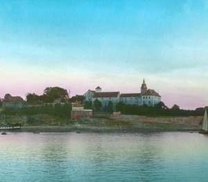 Akershus fort, Christiania, Oslo, Noorwegen, eind 19e-begin 20e eeuw door Unbekannt