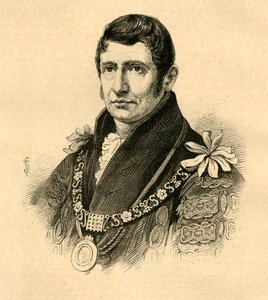Wethouder Waithman, van een authentiek portret, 1897 door Unbekannt