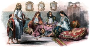 Algerijnse vrouwen, 1857 door Unbekannt