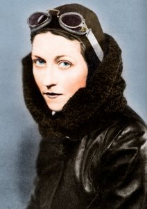 Amy Johnson, piloot, c1930s 1936
