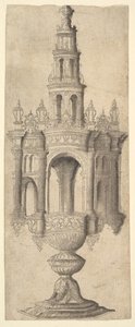 Een Architecturale Monstrans, ca. 1530-40 door Unbekannt