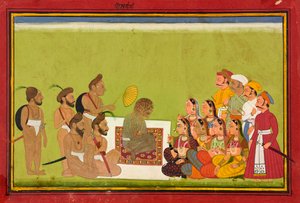 Een audiëntie bij Rom Rishi, ca. 1700-1725