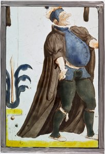 Een acteur die declameert, ca. 1600 door Unbekannt