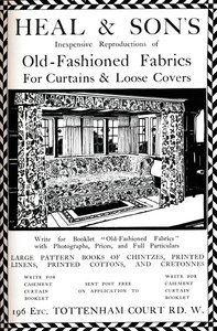 Een advertentie voor Heal & Sons van Tottenham Court Road, Londen, 1908 door Unbekannt