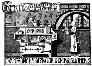 Een advertentie voor Liberty and Co Ltd, 1898 door Unbekannt