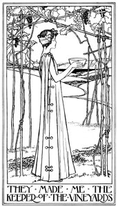 Een illustratie voor Het Hooglied, 1899 door Unbekannt