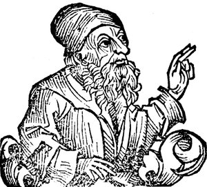 Anaxagoras ca. 500-428 v.Chr., oude Griekse filosoof, 1493