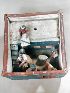 Oud Egyptisch grafmodel, 22e-19e eeuw v.Chr.