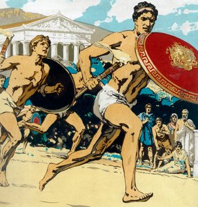 Oude Olympische Spelen: de estafette, 1922