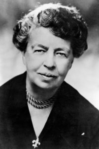 Anna Eleanor Roosevelt, Amerikaanse humanitair, 1884-1962 door Unbekannt