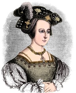 Anne Boleyn, tweede vrouw van Hendrik VIII van Engeland, c1880 door Unbekannt