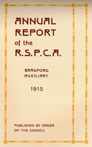 Jaarverslag van de R.S.P.C.A., 1916 door Unbekannt