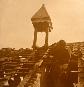 Luchtafweer schieten, frontlinie