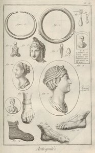 Oudheden. Uit Encyclopédie door Denis Diderot en Jean Le Rond d