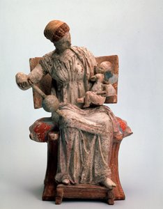 Aphrodite en Eros door Unbekannt