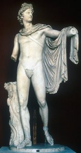 Apollo Belvedere, Oud-Grieks standbeeld, ca. 400-323 v.Chr.