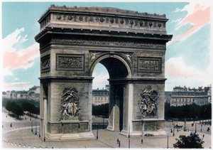 Arc de Triomphe, Parijs, ca. 1900