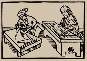 Rekenen en Meetkunde. Uit Speculum Vitae Humanae door Rodericus Zamorensis, 1479