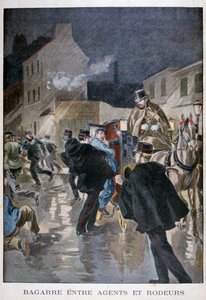 Gearresteerd door de politie, Parijs, 1900 door Unbekannt