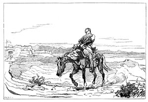 Aankomst van Dr. Brydon in Jalalabad, 13 januari 1842