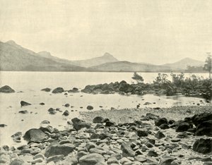 Bij Lake St. Clair, 1901 door Unbekannt