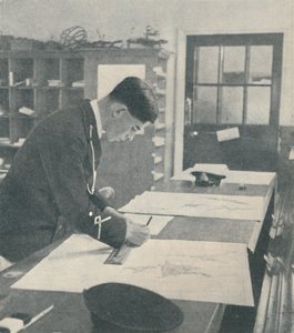 Op het Royal Naval College, Dartmouth, 1936 door Unbekannt