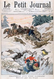 Aangevallen door wolven, Rusland, 1903