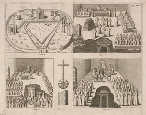 Publiek bij de Russische Tsaar, Moskou. Uitgegeven door Jacob Ulfeldt, 1578 door Unbekannt