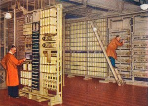 Automatische telefooncentrale, 1938 door Unbekannt