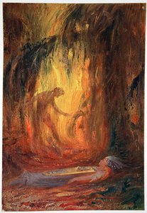 Ontwaken van Brunnhilde, 1906 door Unbekannt