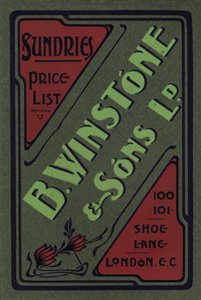 B. Winstone & Sons Ltd. advertentie