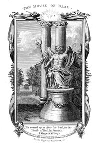 Baal, oppergod van de Kanaänieten, 1804 door Unbekannt