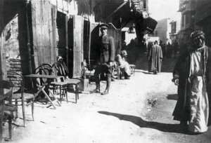 Bazaar van Bagdad, 1918 door Unbekannt