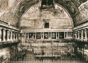 Bagni dei foro, Pompeii, Italië, ca. 1900s