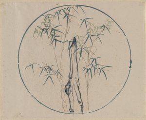 Bamboe en rots, 1368-1644 door Unbekannt