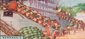 Bananen 2 - Laden van een stoomschip, Costa Rica, 1928