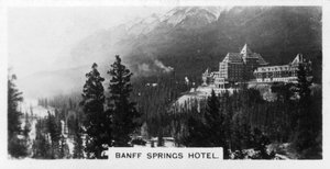 Banff Springs Hotel, Alberta, Canada, ca. 1920s door Unbekannt