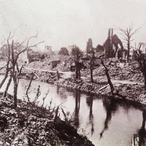 Oevers van de IJzer, België, ca. 1914-1918