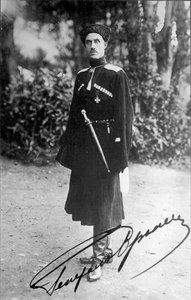 Baron Pyotr Nikolayevich Wrangel, Witte generaal van de Russische Burgeroorlog, 1919 door Unbekannt