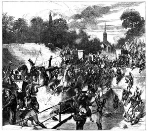 Slag bij Sedan, Frankrijk, Frans-Pruisische Oorlog, 1 september 1870, ca. 1880