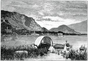 Baveno, aan het Lago Maggiore, Noord-Italië, 1900