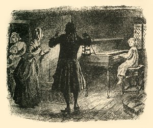 Zwijgend wenkte hij de rest om hem te volgen, 1907 door Unbekannt