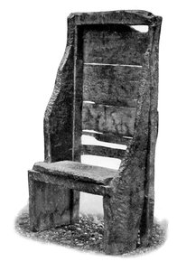 Stoel van Bede, Jarrow, ca. 1920