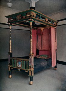 Bed versierd door Jessie Bayes, ca. 1913 door Unbekannt