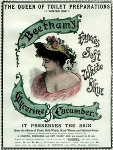 Beethams glycerine en komkommercrème, 19e eeuw