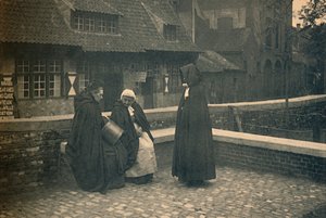 Achter de Gruuthuse. Typen van Brugge, ca. 1910