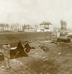 Belgische uitkijkpost, IJzer, Vlaanderen, België, ca. 1914-ca. 1918 door Unbekannt