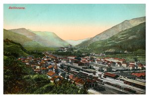 Bellinzona, Zwitserland door Unbekannt